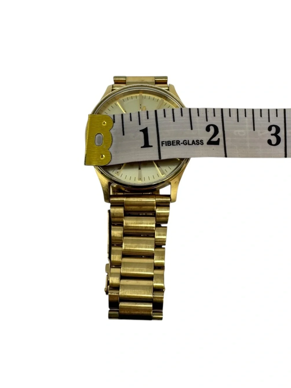 Nixon Sentry Stainless Steel Date All Gold‎ Needs Battery